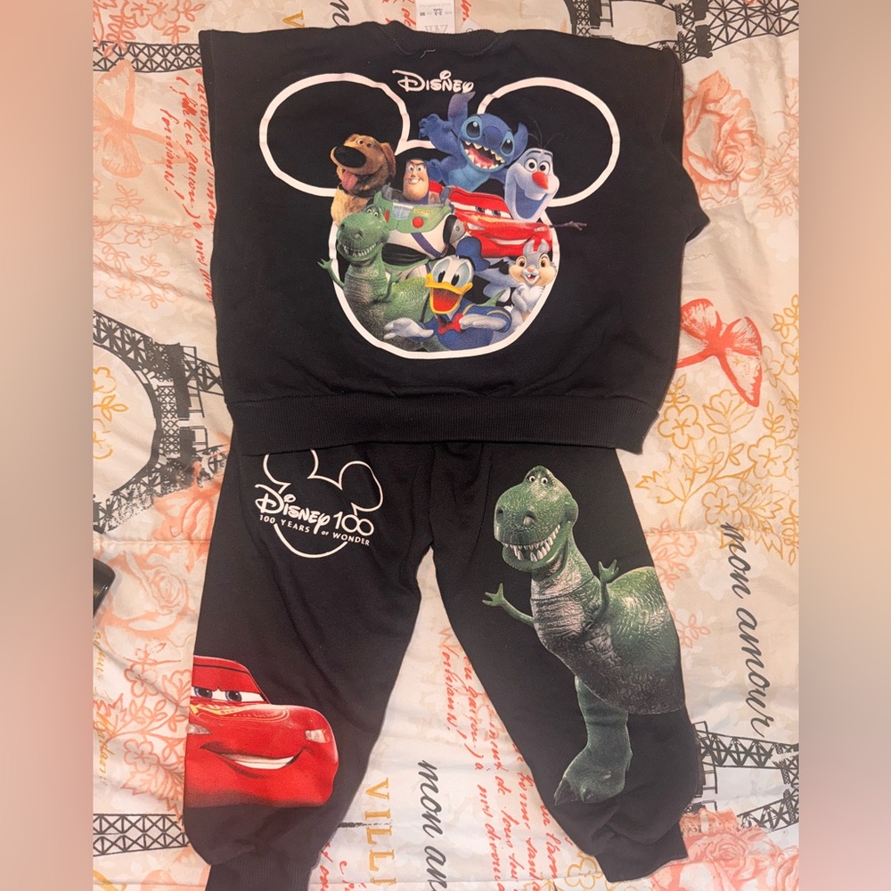 Zara toddler Disney sweatsuit